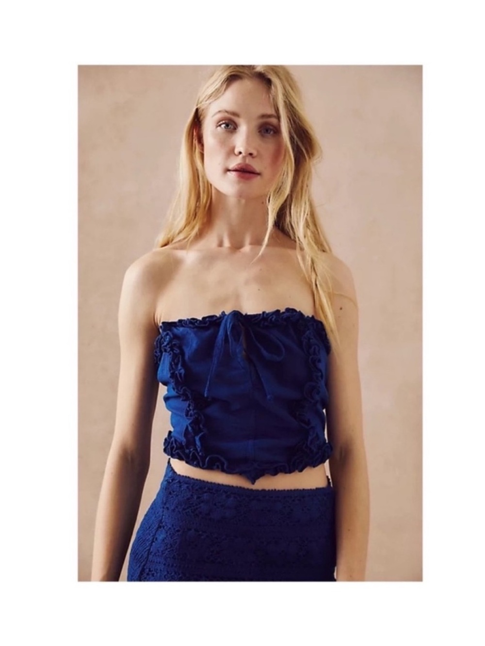 New! JEN’S PIRATE BOOTY Diamond Lake Shirred Lace Top & Skirt Boho Set - Picture 6 of 10